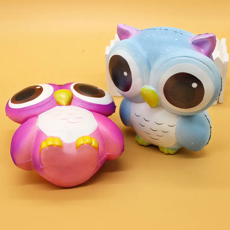 Новинка 2018 года 13 см милые мягкими замедлить рост squeeze Сова Sticky squishi снятие