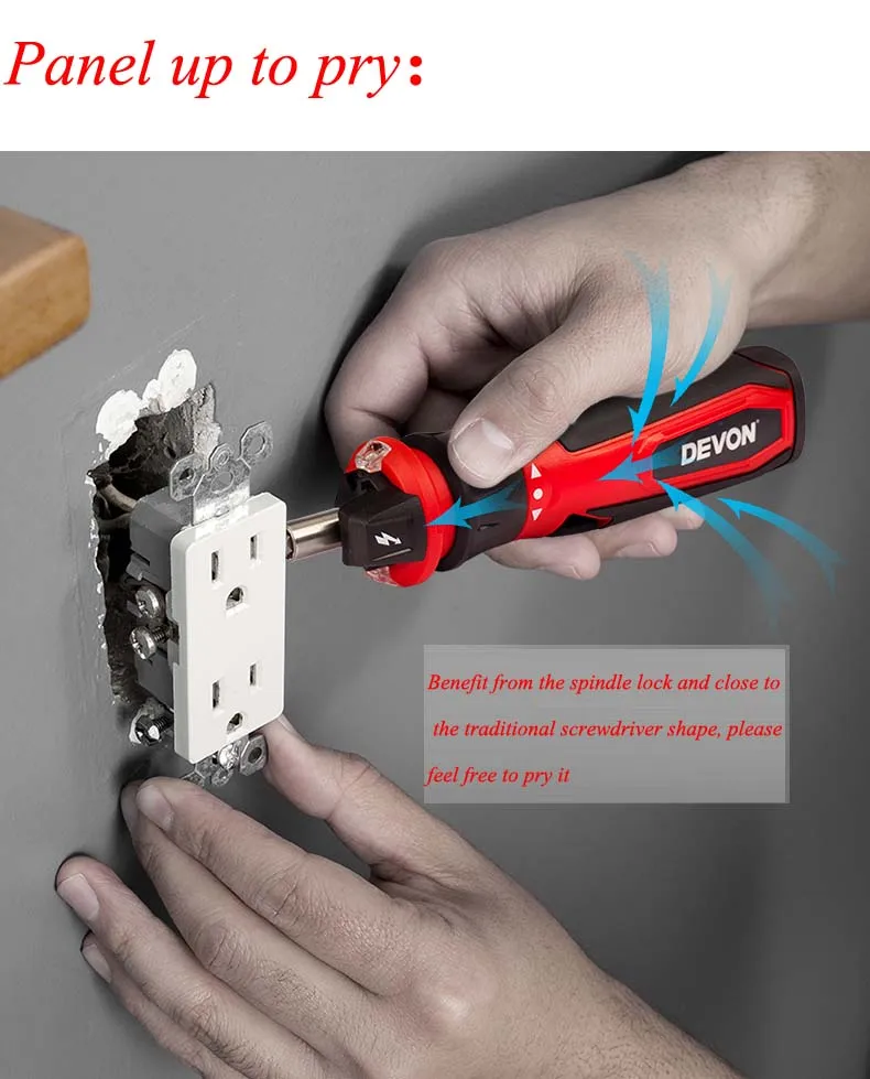 Перезаряжаемая Бытовая многофункциональная электрическая отвертка Мини