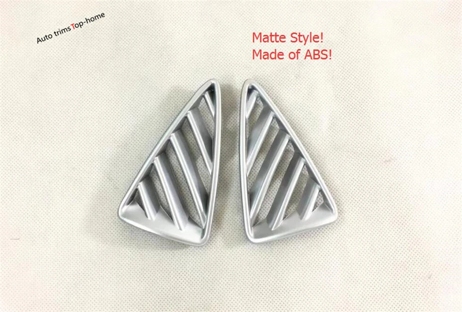 Yimaautotrims Fit For Mazda 2 Demio 2015 - 2019 Front Dashboard Air AC Vent Cover Trim / Matte Style Carbon Fiber Look | Автомобили и