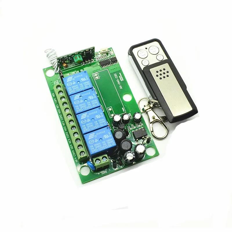 AC85V 250V 110V 220V 240V 4CH RF беспроводной пульт дистанционного управления реле