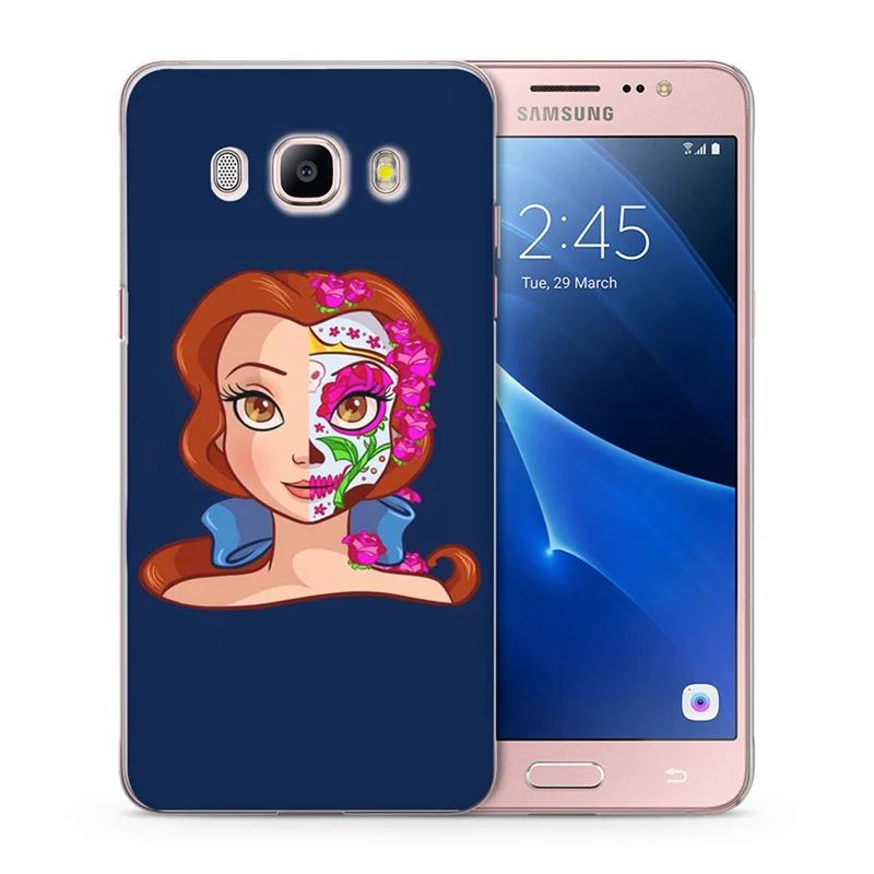 TPU Luxury For Samsung Galaxy A3 A5 2017 2016 S3 S8 S9 Puls S7 Edge Soft Cover Design Flower Queen Pink Back Fundas S173 |