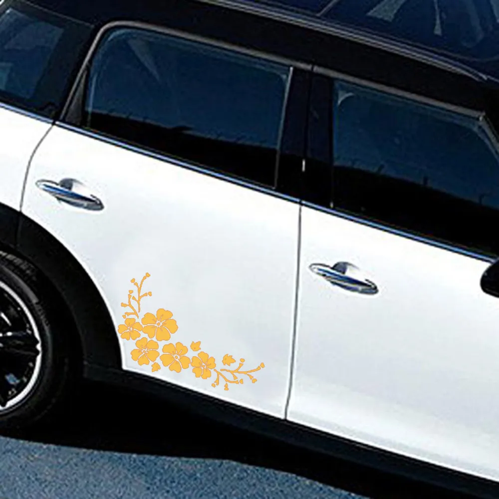 Car-styling Car Decal Delicate Flying Flower Auto Pattern Truck Hood Side Sticker A# dropship | Автомобили и мотоциклы