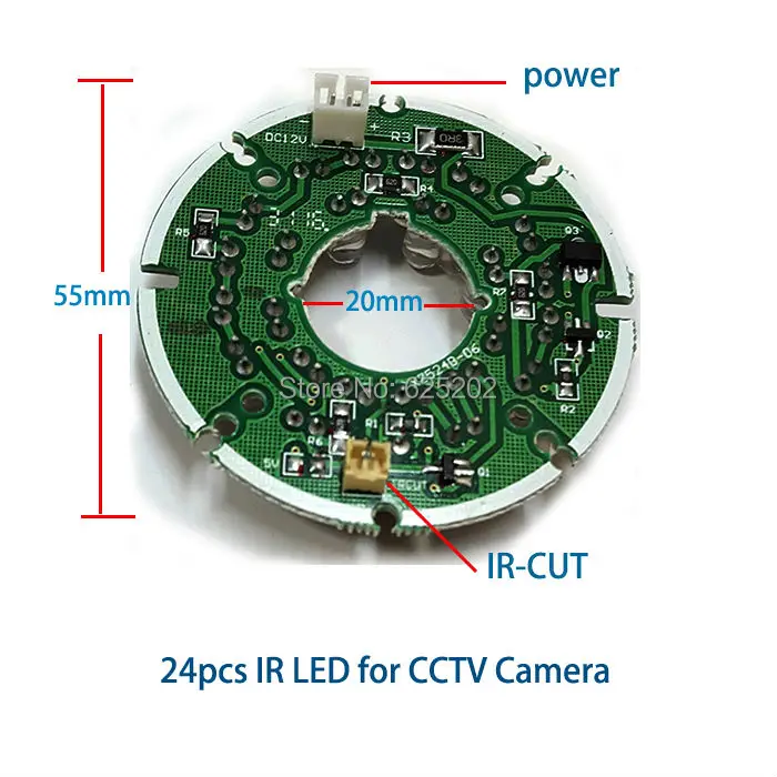 ИК светодиодная плата для сборки инфракрасной камеры 24 шт.|board led|board boardboard camera |