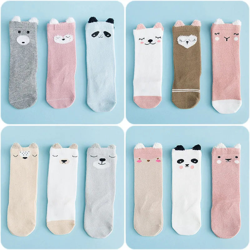 

Hot Baby Infants Cartoon Cotton Socks Boys Girls Lovely Cute Socks 0-2Y Kids Children Soft Wear Accessories Newborn Socks