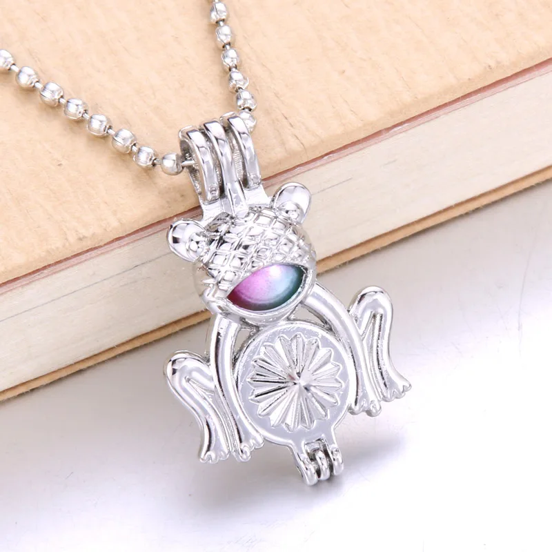 6 шт. ожерелье лягушка браслет для изготовления ювелирных изделий жемчужная