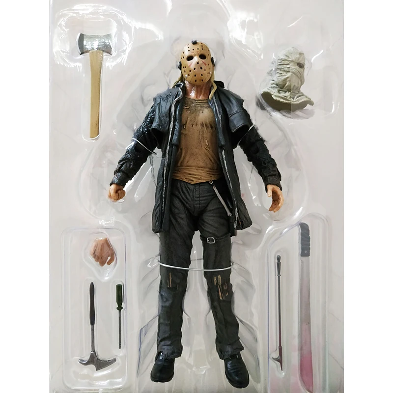 Friday NECA Action Figure Freddy Krueger 3D Jason Game Voorhees Figures Toys Scary Doll Horror Gift | Игрушки и хобби