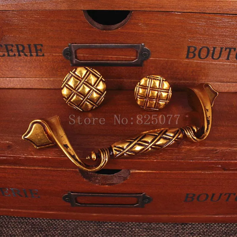 10 шт. Новый Ретро кухонный шкаф дверные ручки и ящик антикварная классическая