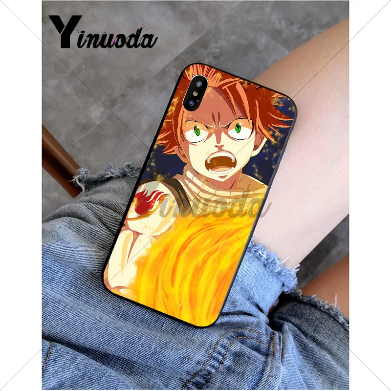 Yinuoda Аниме Манга Сказочный хвост клиент высокий чехол для телефона для Apple iPhone 8 7 6 6S Plus X XS MAX 5 5S SE XR 11 11pro 11promax
