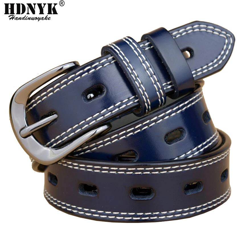 Женский ремень из воловьей кожи брендовый дизайнерский в стиле ретро модные