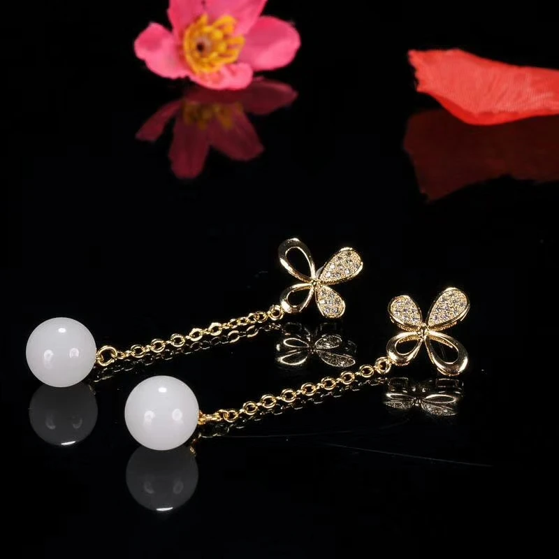 925 Silver Inlaid Natural Ice Chalcedony Pendant Necklace Bracelet Earring Set Gifts | Jewelry Sets