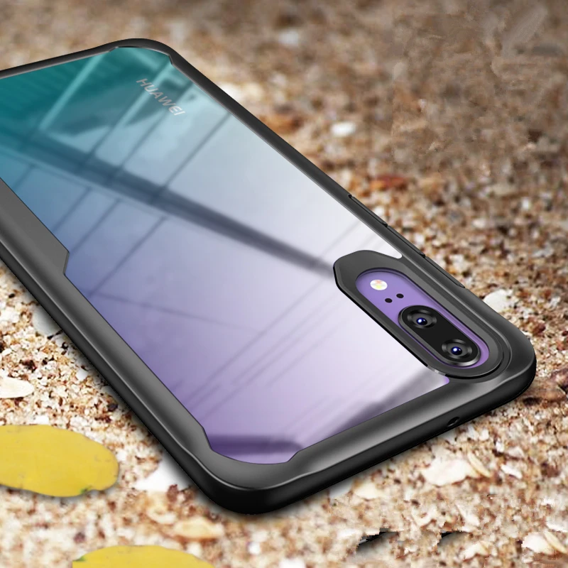 Прозрачный противоударный силиконовый чехол-рамка для huawei P20 P30 Pro mate 10 20 Lite Nova 4 3 3i 3E P Smart Plus Y6 Y7 Y9