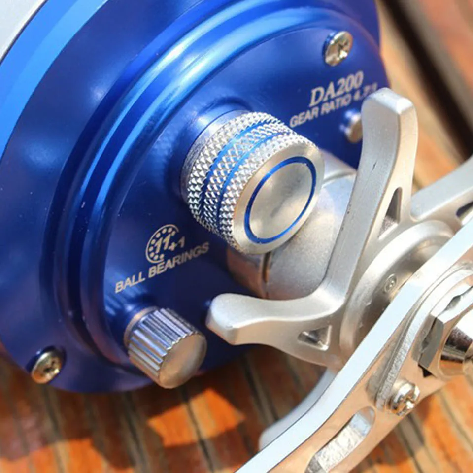 

11+1BB 4.7:1 Bait Casting Reel Metal Left Right Hand Cast Drum Wheel Surfcasting Trolling Sea Baitcasting Fishing Reel