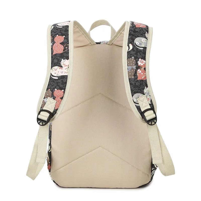 Винтажный холщовый женский рюкзак Tourya школьные ранцы для девочек подростков