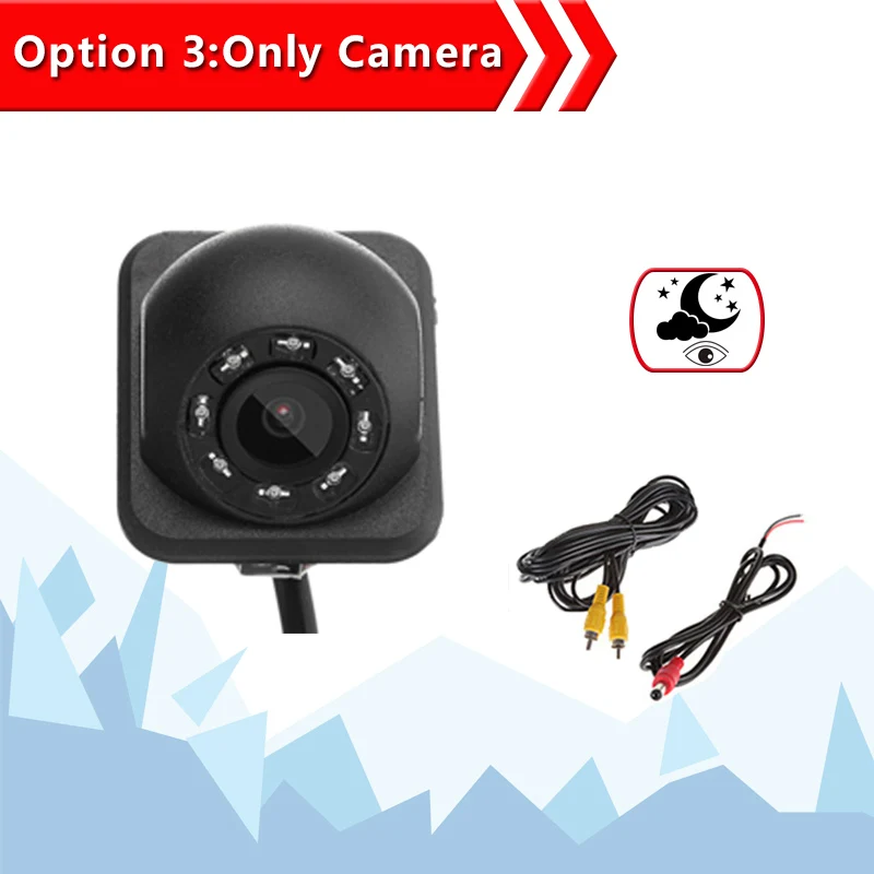 Option 3 Koorinwoo беспроводной 4,3 дюймовый ЖК-дисплей TFT монитор с камерой заднего вида система парковки Видео Подсветка полный - Название цвета: Option 3