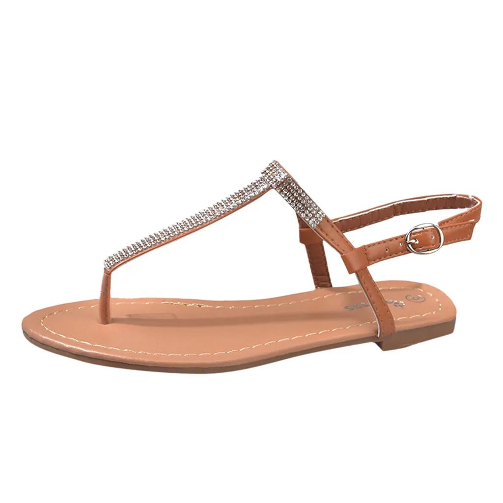 Сандалии SAGACE Женские Повседневные в римском стиле однотонные пляжные Босоножки