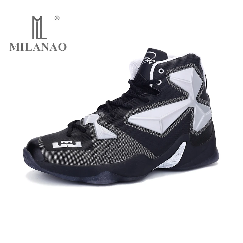 2017 MILANAO Мужчины Ботинки Баскетбола оригинальные Профессиональные Баскетбольные