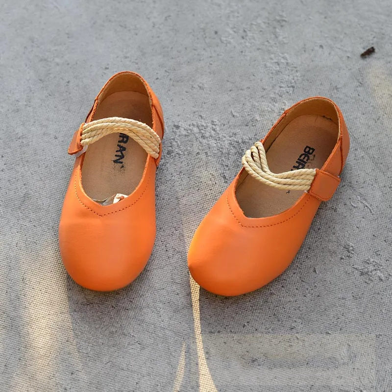 Autumn New brand children's casual shoes girls Genuine Leather comfort flat for kids girl fashion dancing | Детская одежда и