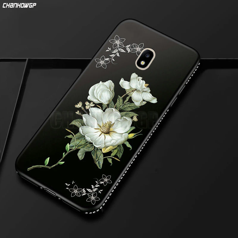 Рельефный Силиконовый ТПУ чехол для Samsung Galaxy S8 S9 Plus Note9 J2 Pro J4 J6 J8 2018 J3 J5 J7 Neo Core 2016 2017