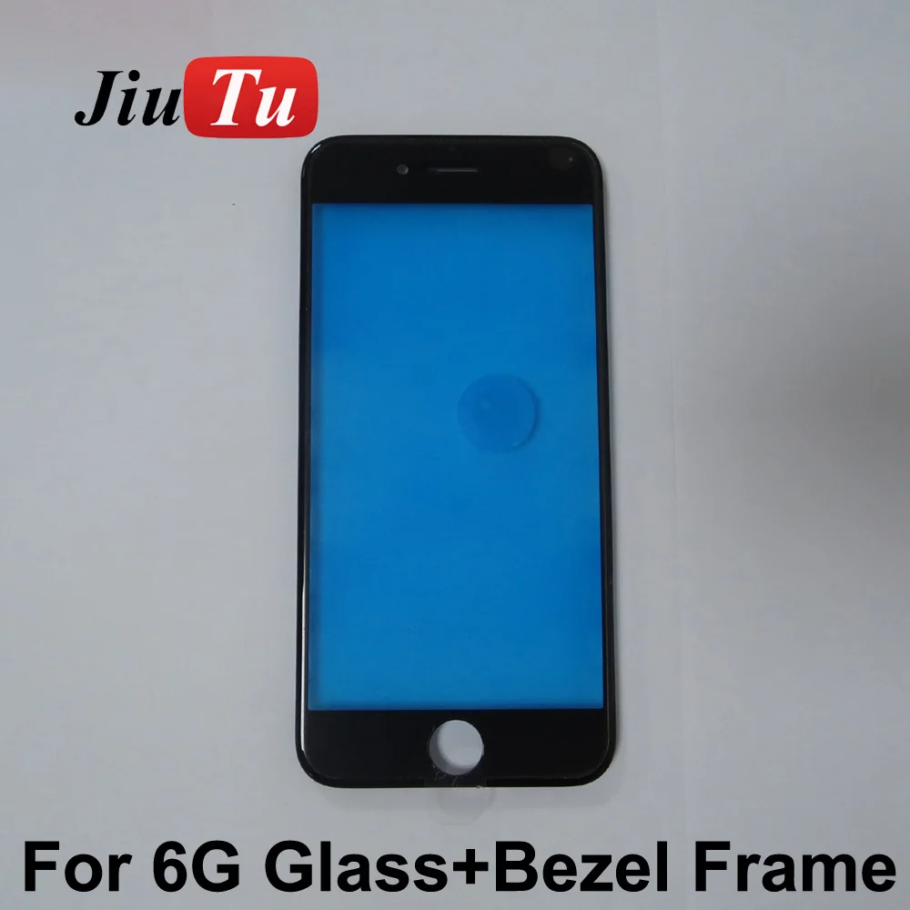 Холодное нажатие Переднее стекло + Рамка для iPhone 6 6Plus 6S Plus 7G 7 plus 8 8plus ремонт жк
