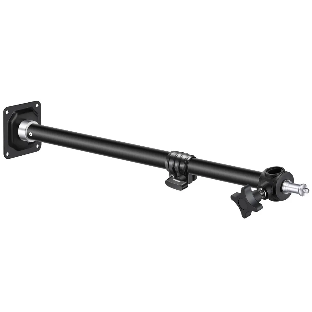

Neewer Wall Mounting Boom Arm 15-23.6 inches/38-60 cm Adjustable Length with 1/4 inch to 3/8 inch Universal Adapter for Photo