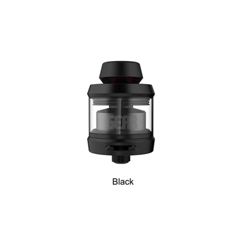 Черный OFRF gear RTA Tank 3,5 мл 24 мм диаметр одна катушка электронная сигарета распылитель инновационный ультра-короткий воздушный путь Быстрый паровой испаритель - Цвет: Черный