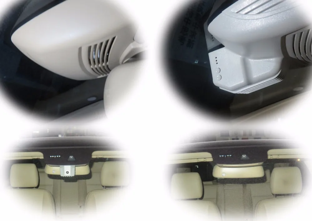 Скрытый Автомобильный видеорегистратор для Benz W221 Wifi камера черная коробка