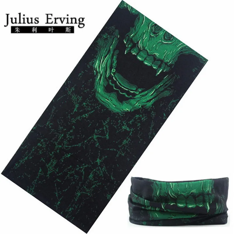 В стиле Джулиуса Ирвинга Новинка 2017 года череп многофункциональная бандана для