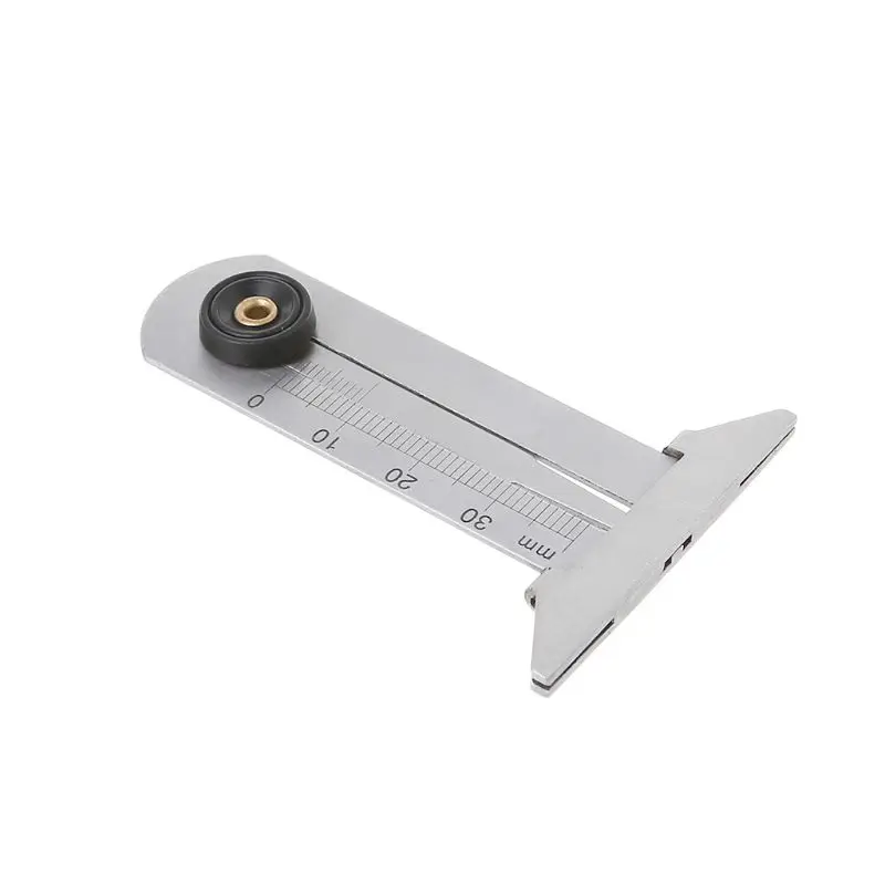 Stainless Steel Car Tyre Tread Depth Gauge 0-30mm Caliper Measurement Tool | Инструменты