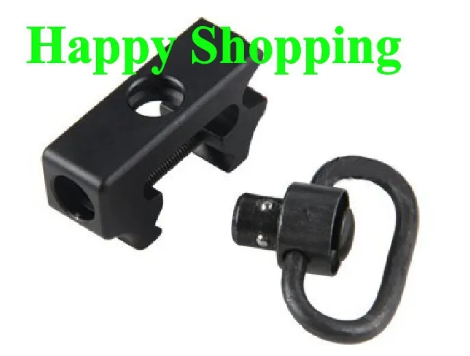 

20mm Quick release Sling swivle adapter weaver scope mount Black