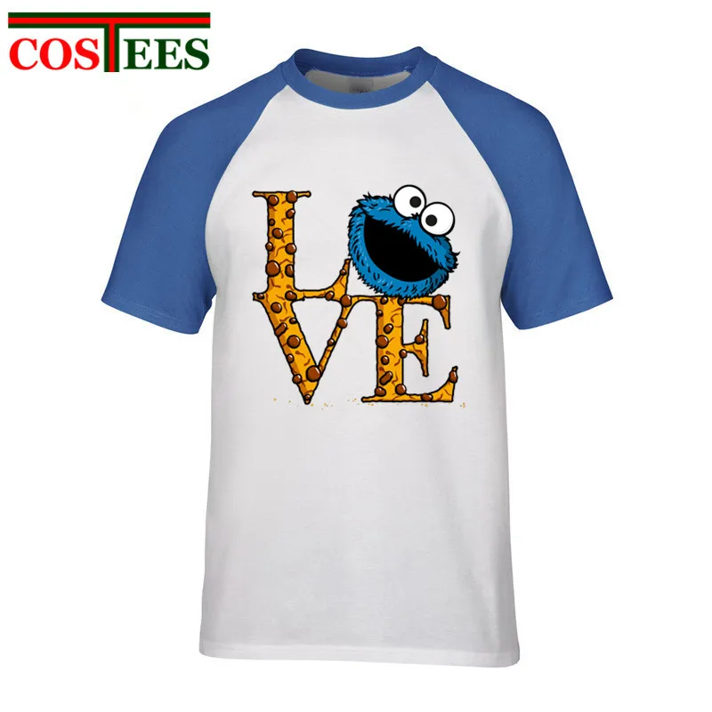Humor Love cookies футболка для мужчин новинка с изображением кунжута уличного печенья