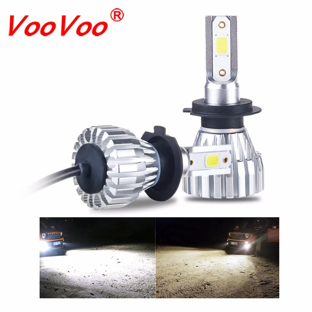 VooVoo 2 шт. H4 мотоциклетная светодиодная фара универсальная H3 H7 H8 H11 9005 HB3 9006 ATV
