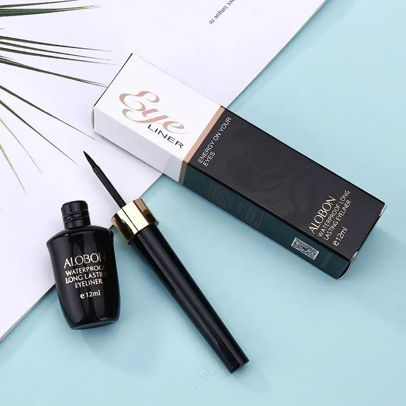 HobbyLane 1 pieces long lasting waterproof eye pencil Liquid Eye Liner Pen Black Waterproof Quick-drying Eyeliner Makeup Beauty |