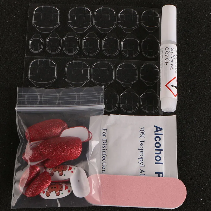 Bonniena24pcs простой поддельный гвоздь полный размер искусственный продукт