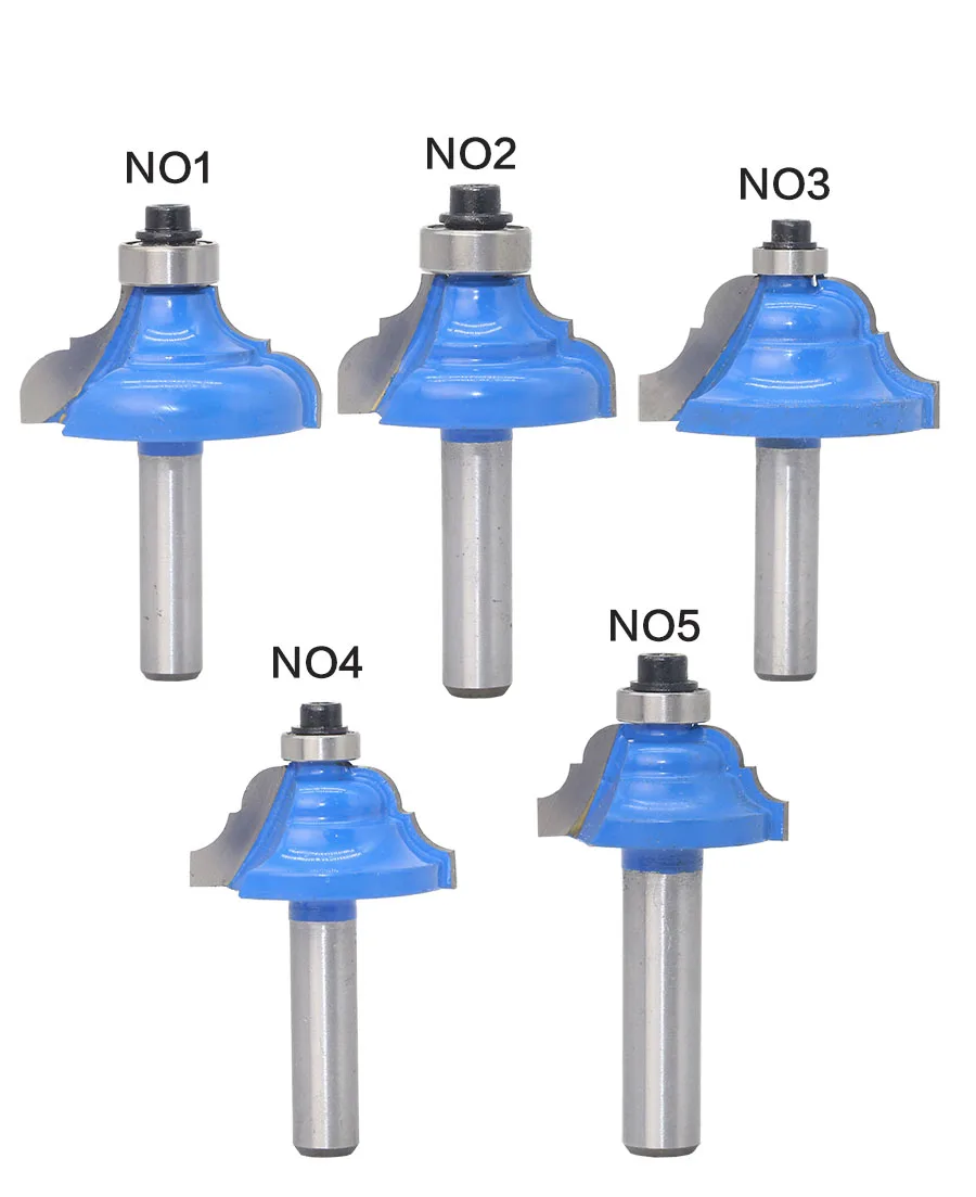 1pc 8mm Shank Corner Round Cove Box Wood Router Bits With Bearing Tungsten Carbide Woodworking Cutting Tools Cheap Price - купить по