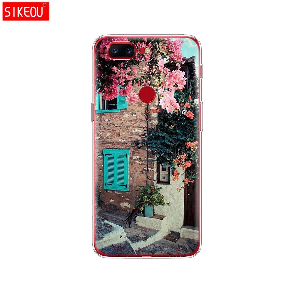12065 Мягкий чехол из ТПУ для Oneplus 5T 5 3, Ультратонкий силиконовый чехол с цветным рисунком для телефона s, чехол для One Plus 5T 5 3, защитный чехол с цветком - Цвет: 12065