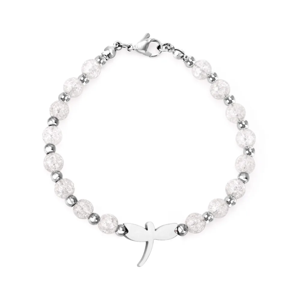 Женские браслеты LUXUSTEEL аксессуары хрустальные из бисера кулоны в форме стрекозы