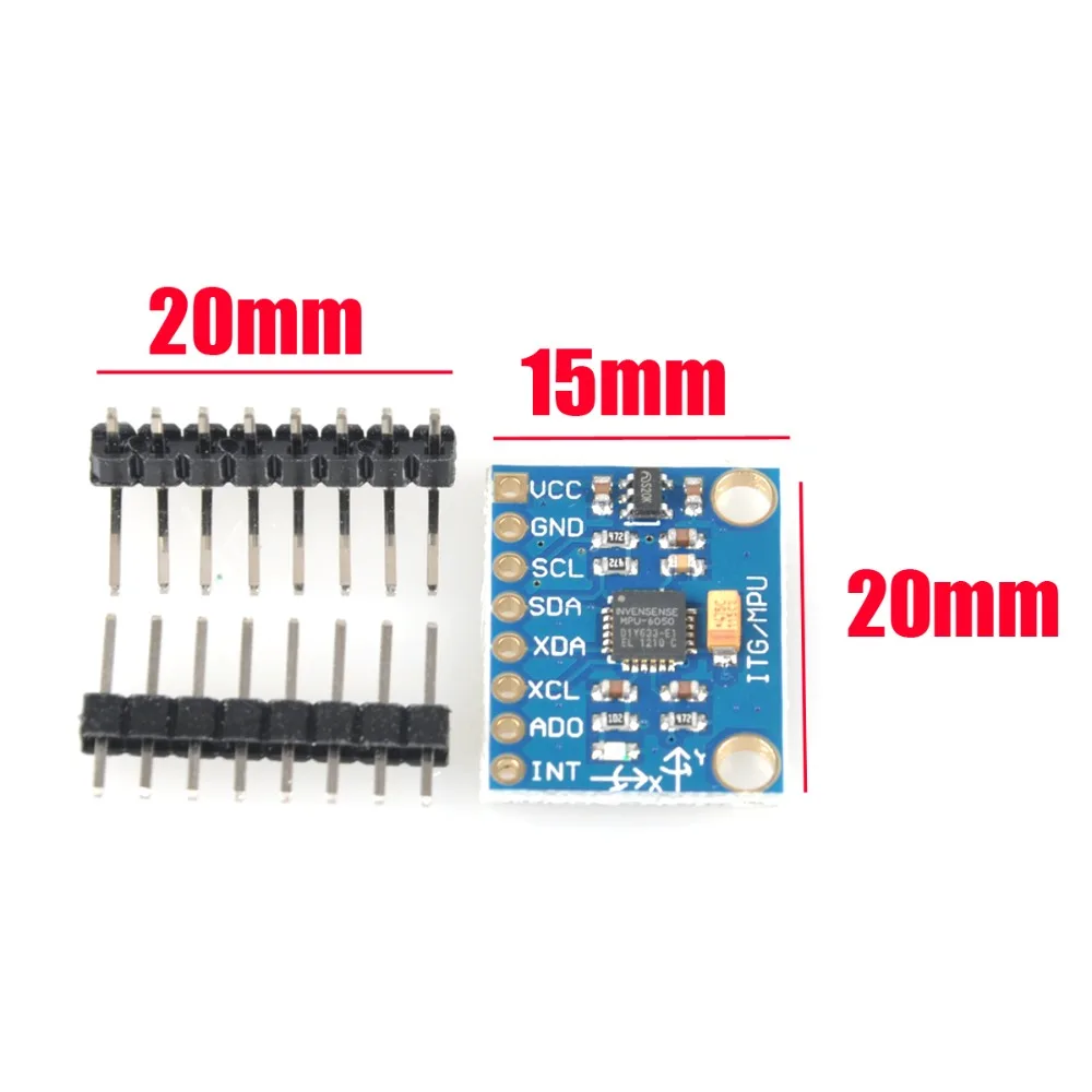 GY 521 MPU 6050 3 оси аналоговый гироскоп датчики 6DOF модуль Модуль Бесплатная доставка #