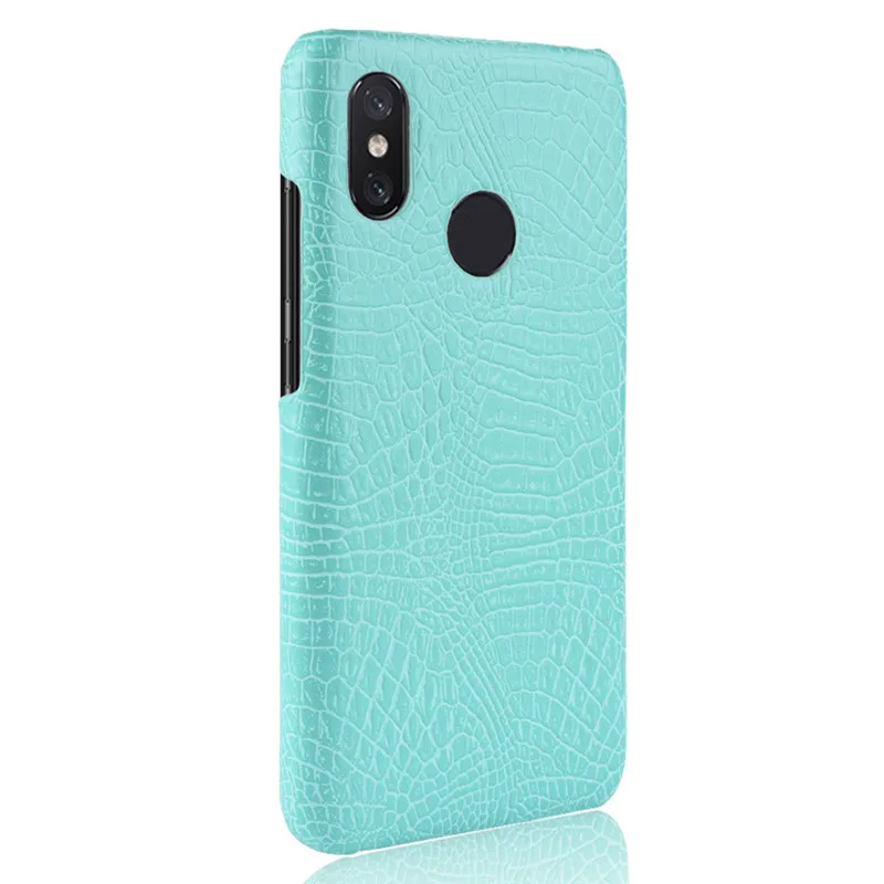 Для Coque чехол на Xiaomi mi 8 s Xio задняя крышка Ksio Xao кожа PC гибридный жесткий крокодил