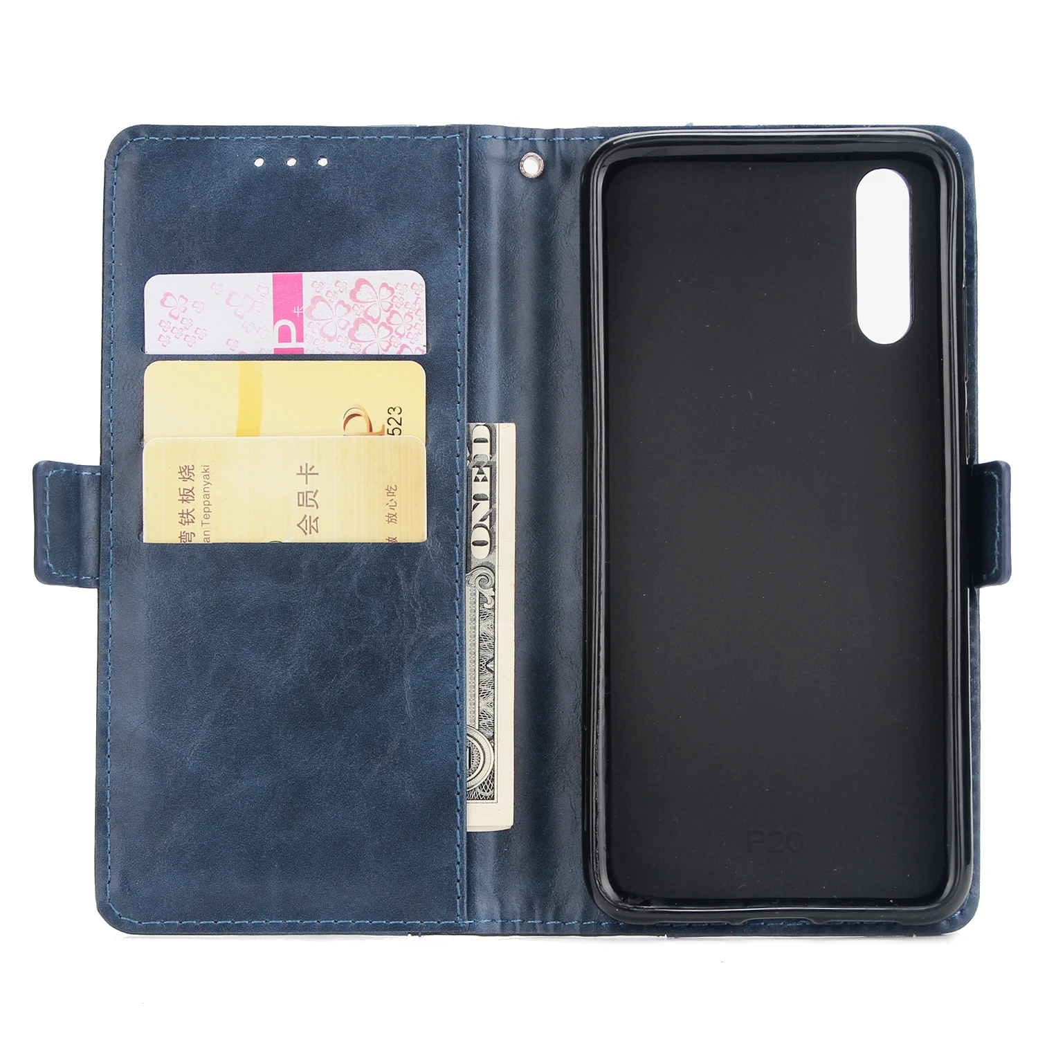 Etui coque чехол Caso для Huawei P30 P20 Mate 20 30 Pro из искусственной кожи Lether Флип складной