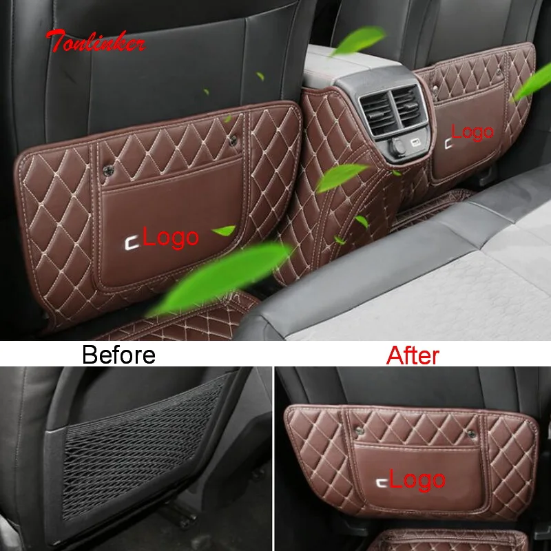 Tonlinker интерьер спинки сиденья анти грязный крышка Стикеры для Citroen C5 Aircorss 2018 19