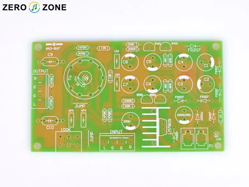 Трубный буфер 6N3/5670/6H3/bile preamp / bile buffer PCB бесплатная доставка|Усилители мощности| |