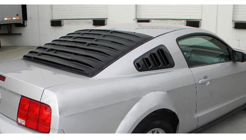 1 пара боковых накладок на окна для 15-18 Ford Mustang Air Vent Стайлинг автомобиля внешняя