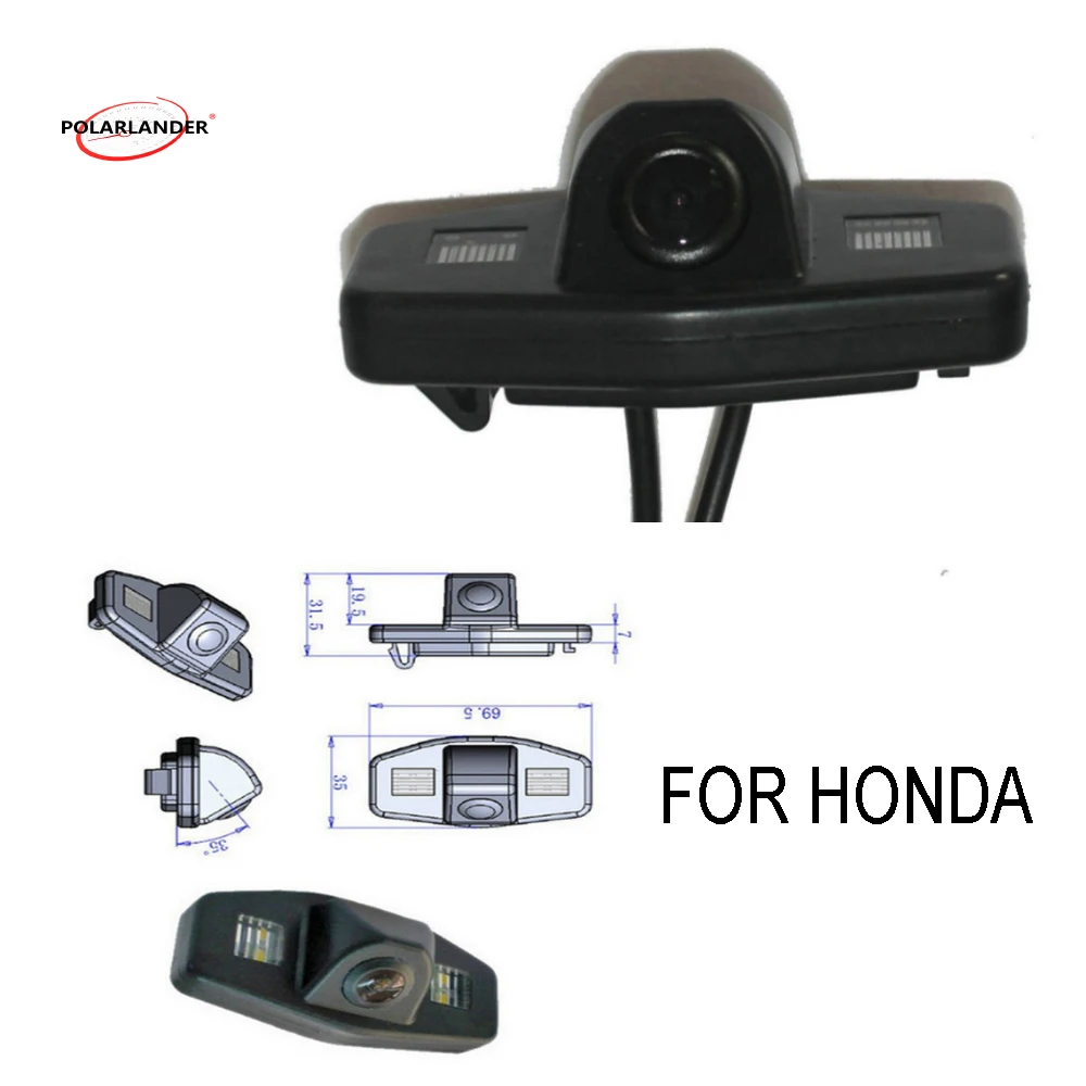CCD обратная резервная парковка для Honda Accord City Civic Odyssey Acura TL TSX Автомобильная камера
