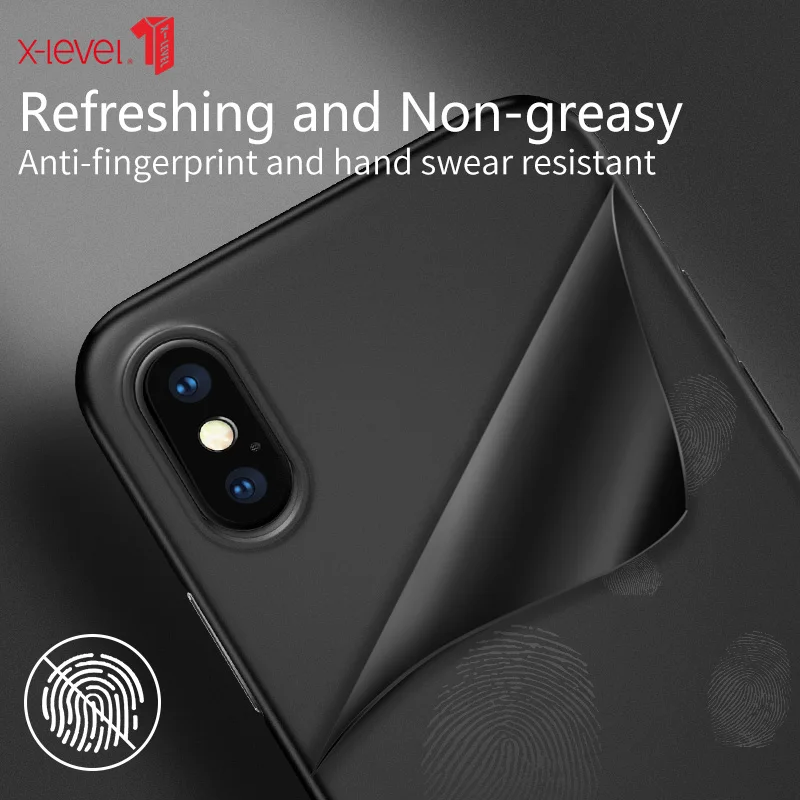 Прозрачный чехол X-Level для iPhone X XS XR ультратонкий 0 4 мм прозрачный из полипропилена