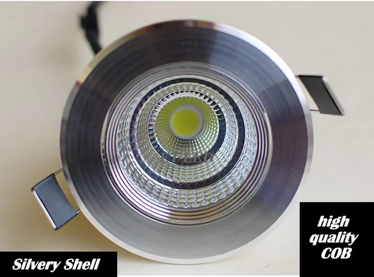 Recessed led cob downlight Dimmable 7W 9W LED Spot light ceiling lamp AC110V 220V IP44 60angle CRI85 Warm Cold White | Освещение
