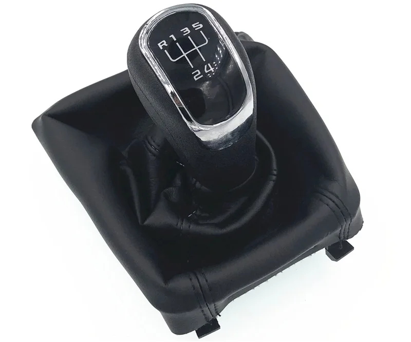 5 Speed 5 6 скорость ручная ручка переключения рулевого механизма автомобиля Gaiter Boot Cover для Skoda Октавия II 09-12 для Skoda Superb II 08-12 Yeti 09-12 - Название цвета: 5 Speed