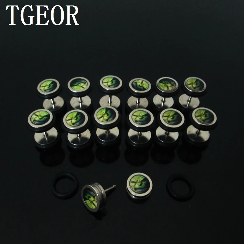 Новое поступление иллюзия обманщиков 1 пара 8 мм нержавеющая сталь двойная