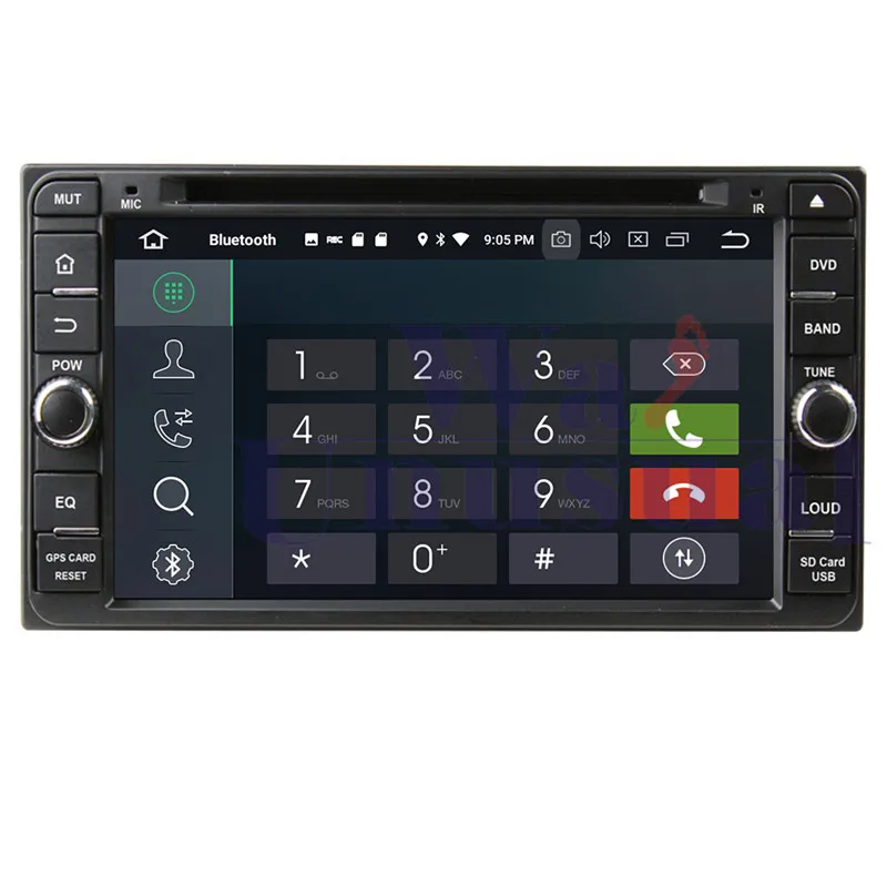 Автомобильный мультимедийный DVD радиоприемник wanобычно на Android 9 0 для Toyota Universal