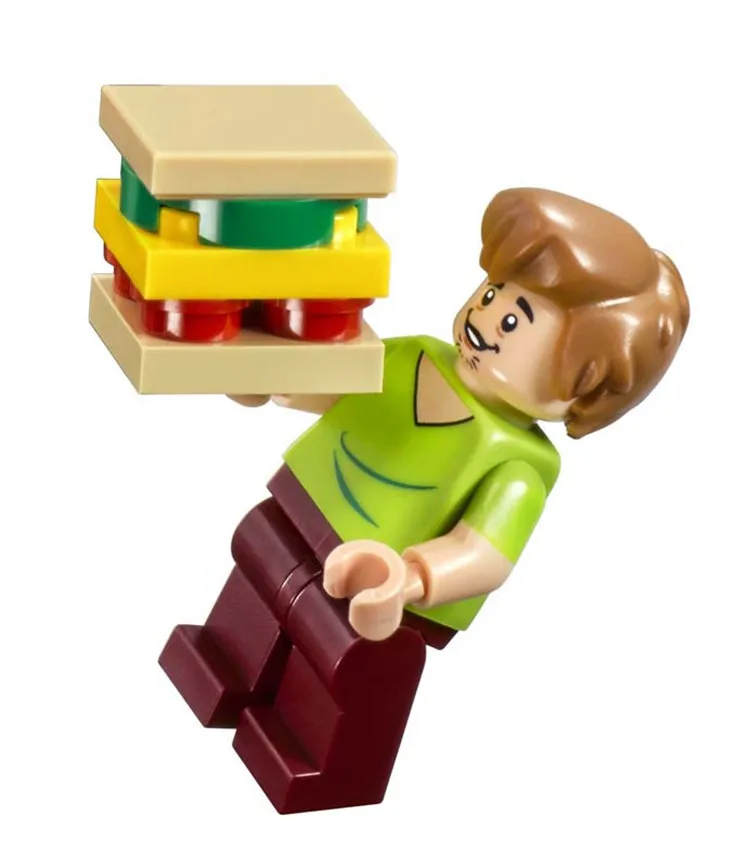 Оригинальные фигурки Scooby Doo 10430 таинственная машина совместимая с legoland 75902