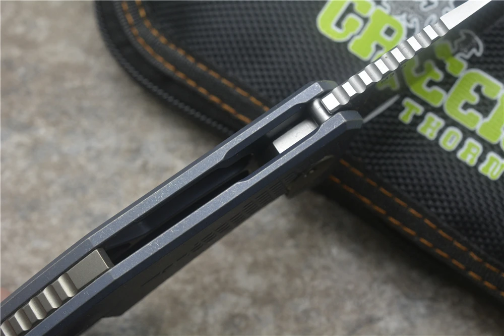 Складной нож Green thorn Flipper для джинсов m390 сталь TC4 титановая ручка карманные